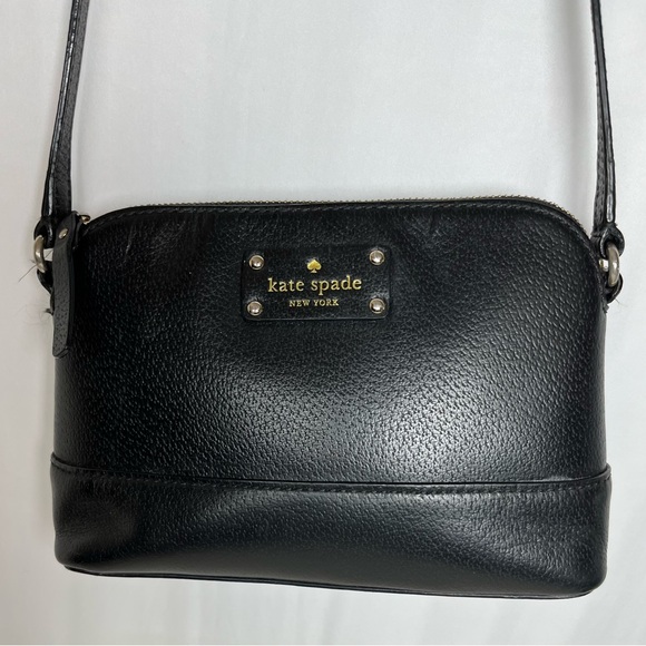 kate spade Handbags - Kate Spade New York small black leather crossbody purse